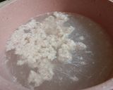 Hình bước làm 1 của món Rau tần ô nấu canh với thịt xay