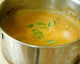 A picture of step 5 of Taro with buttermilk gravy aka taro morekuzhambu.