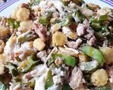 รูปขั้นตอนการทำที่ 3 ของ ข้าวโพดอ่อนถั่วพูผัดหมูสับใส่ไข่