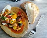Une image de l'étape 9 de OJJA 🪺merguez🍅🌶🧅🧄🥓.