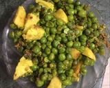 A picture of step 6 of Baked katori chaat with peas.