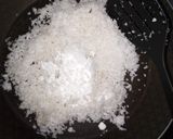 A picture of step 1 of Homemade dessicated coconut.