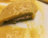 Foto del paso 9 de la receta: Tortellini verde caseros de salmón y salsa de calabaza