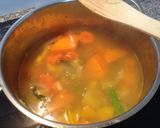Foto del paso 9 de la receta Crema de calabaza y zanahorias sin patata
