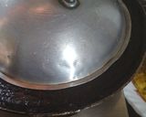 A picture of step 2 of Mixed veg besan chilla.