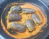 A picture of step 8 of Stuffed Brinjal.