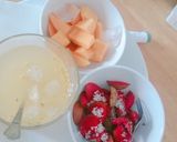 Hình bước làm 3 của món Trái cây nè 🍒🍇🍉🍍