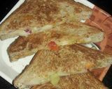 A picture of step 6 of Hung curd sandwich.