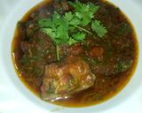 A picture of step 2 of Red meat stew.