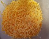 A picture of step 4 of Cheeseburger stuffed Bolillo roll.