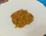 A picture of step 5 of Mutabak | Egg Chicken Filling.