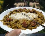 Foto del paso 8 de la receta: Col fermentada con butifarra y chorizo al horno