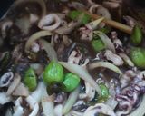 Foto langkah ke 3 dari resep Cumi pete lombok ijo.