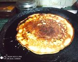 A picture of step 3 of Banana Pan Cake with Chocolate Ice cream.