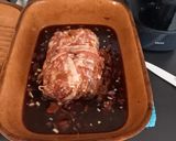 Pataki tálban baconbe tekert egyben sült husi recept fázis 4 fotója
