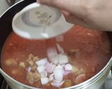 A picture of step 8 of Chicken Manchurain.