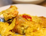 รูปขั้นตอนการทำที่ 4 ของ ไข่เจียวกุ้ง Prawn Omlet