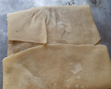 A picture of step 6 of Cheesechapati#themechallenge.
