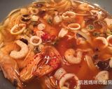 A picture of step 9 of Korean Jjamppong (Spicy Seafood Noodle Soup).