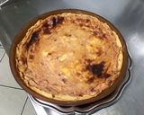 Une image de l'étape 12 de Flan pâtissier à la compote de prunes et pêches.