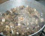 A picture of step 1 of Cow Asun.