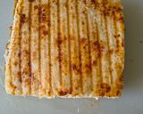 A picture of step 5 of Pavbhaji Stuffed Grilled Dhokla Sandwich No Bread Sandwich (Never Ever Yet Published Unique Recipe).