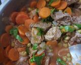 Foto del paso 1 de la receta: Arvejas salteadas con arroz y verduras