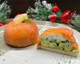 Foto del passaggio 6 della ricetta Cupole di salmone affumicato, avocado, philadelphia