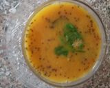 A picture of step 7 of Gujrati khatti Mithi dal.