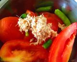 A picture of step 1 of Drumsticks masala.