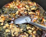 A picture of step 3 of Lal saag Malvani rassa.