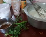 A picture of step 1 of મસાલા છાશ (buttermilk masala receipe in gujrati).