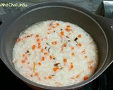 Hình bước làm 4 của món Cháo Bào Ngư 전복죽
