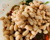 A picture of step 3 of Aubergine and cannellini bean salad.