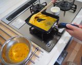 A picture of step 5 of Dashimaki Tamago - Japanese rolled omelet.