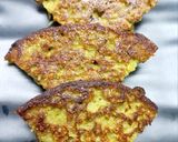 A picture of step 9 of Louki pancake make with leftover rice.