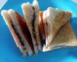 Foto langkah ke 4 dari resep Roti bakar isi coklat.