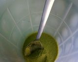 Hình bước làm 1 của món Matcha chuối