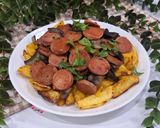 عکس مرحله 14 از دستور سیب زمینی با دیپ چدار 😋