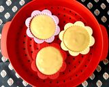 Hình bước làm 6 của món Cupcake phô mai hấp