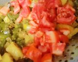 A picture of step 7 of Beans potato sabji 😊.