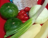 Foto del paso 1 de la receta: Merluza y verduras