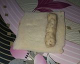 A picture of step 3 of Shahi tukray Roll ups.