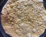 A picture of step 1 of Masala papad.