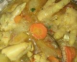Foto langkah ke 4 dari resep Sop singkong ceker kuning ala ku.