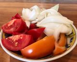 Hình bước làm 4 của món Bún riêu tôm thịt miền trung