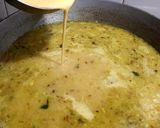 A picture of step 3 of Dudhi Pithle.