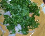 A picture of step 3 of Mix pakoray.