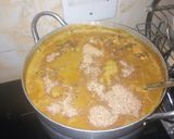 A picture of step 9 of Groundnut soup with chicken.