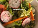 طبق برغل مع سلطة (دايت)